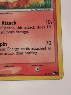 Flareon Holo Pop Series 3 2/17 Pokemon TCG Rare MP - Image 3