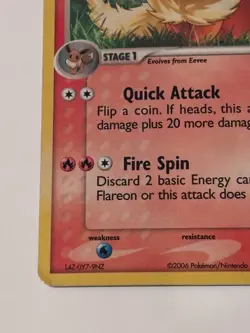 Flareon Holo Pop Series 3 2/17 Pokemon TCG Rare MP - Image 4