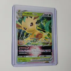 Pokemon Card Leafeon VSTAR SWSH195 Black Star Promo - Image 1