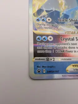 Glaceon VSTAR SWSH197 SWSH: Sword & Shield Promo Cards Holo - Image 4