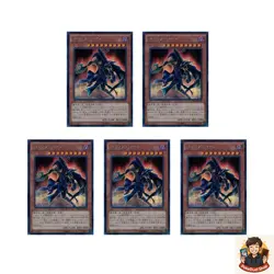 5 card Sorcerer of Dark Magic 15AX-JPY10 Secret Rare YuGiOh - Image 1
