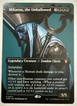Mikaeus, the Unhallowed (Borderless) Commander Masters Regular - Image 1