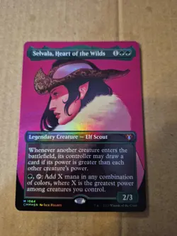 Selvala, Heart of the Wilds (Borderless) Commander Masters Foil - Image 1