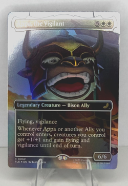 MTG TLE-0062 Appa, the Vigilant (Borderless) - Avatar: The Last Airbender Foil - Image 1