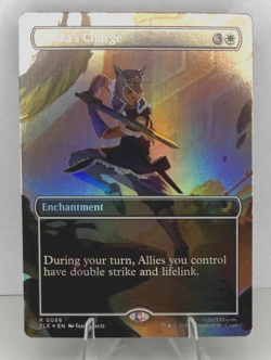 MTG TLE-0066 Sokka's Charge (Borderless) - Avatar: The Last Airbender Foil - Image 1