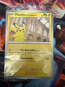 Pokemon x Natural History Museum Promo - Pikachu At The Museum - BRAND NEW SEAL - Image 1