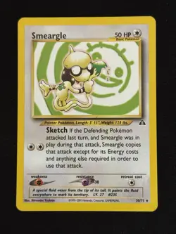 Smeargle #30/75 - Pokemon TCG - Neo Discovery - Rare - Unlimited - LP - Image 1