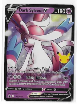 Dark Sylveon V SWSH134 Black Star Promo Full Art Rare Holo Pokemon TCG NM - Image 1