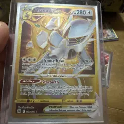 Pokemon Arceus VSTAR Secret Rare Full Art Holo 184/172 Brilliant Stars VSTAR - Image 1