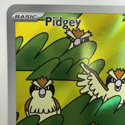 Pidgey 207/197 Pokemon SV03: Obsidian Flames Illustration Rare Holo 2023 - Image 3