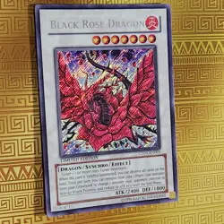 Black Rose Dragon CT05-EN003 Secret Rare 2008 Collectors Tin Limited Yu-Gi-Oh - Image 1