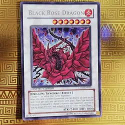 Black Rose Dragon CT05-EN003 Secret Rare 2008 Collectors Tin Limited Yu-Gi-Oh - Image 2