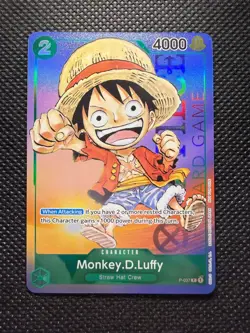 Monkey D. Luffy (Gen Con 2023) P-037 One Piece Card Game Promo ENGLISH FOIL NM - Image 1