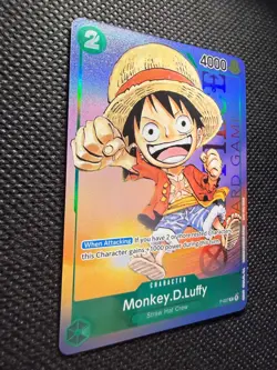 Monkey D. Luffy (Gen Con 2023) P-037 One Piece Card Game Promo ENGLISH FOIL NM - Image 3