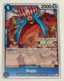 One Piece Buggy Judge Pack Foil Stamped Promo Vol. 5 (2x) Cards ST17-003 English - Image 5