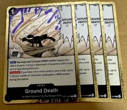 Ground Death OP14-096 R The Azure Sea's Seven ENGLISH OP14 One Piece PLAYSET - Image 1