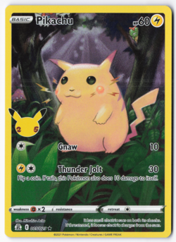 Pikachu 005/025 Holo Rare Celebrations Pokemon Card NM - Image 1