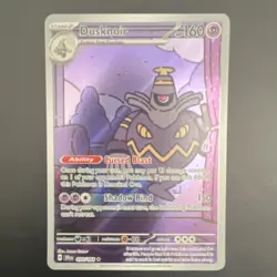 Pokemon Dusknoir 070/064 Sv: Shrouded Fable Illustration Rare Holo 160HP TCG - Image 1