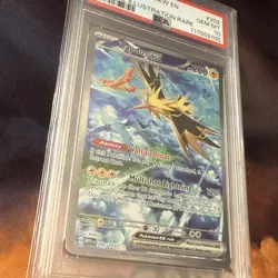 Pokemon Zapdos EX 2023 Special Illustration Rare Card #202/165 S&V 151 PSA 10 - Image 2