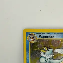 Pokemon TCG Vaporeon 12/64 Base Set 1999 WOTC Vintage Card - Image 2