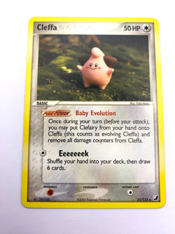 Pokemon Card - Cleffa 21/115 EX Unseen Forces *EX* Rare - Image 1