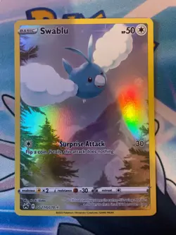 Swablu Full Art GG27/GG70 Crown Zenith Galarian Gallery Pokemon Card - Image 1