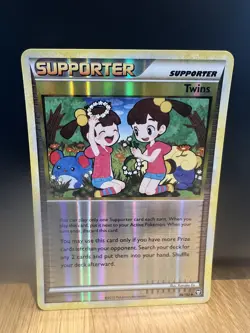 Twins HGSS Triumphant 89/102 Excellent Reverse Holo Pokemon Card 2010 - Image 1
