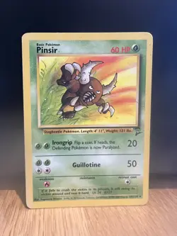 Pinsir Base Set 2 29/130 Very Good Rare Non Holo Pokemon Card 2000 - Image 1