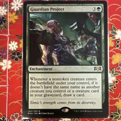 Guardian Project Ravnica Allegiance Regular Enchantment Rare Green MTG 130 - Image 1