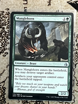 Manglehorn - Amonkhet - 175 - #Lightly Played Magic the Gathering - Image 1