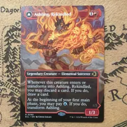 Ashling, Rekindled BORDERLESS Lorwyn Eclipsed Magic MTG NM - Image 1