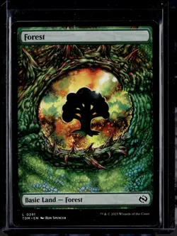 Forest - 291 - TDM - NM - MTG Magic the Gathering - Image 1