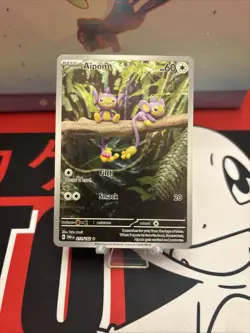Pokemon TCG Aipom Paradox Rift 211/182 Holo Illustration Rare Card NM Condition - Image 1