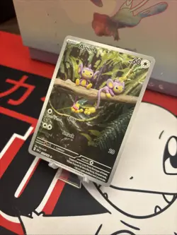 Pokemon TCG Aipom Paradox Rift 211/182 Holo Illustration Rare Card NM Condition - Image 3