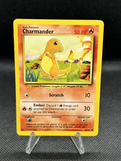 Pokemon TCG Card - Charmander - 46/102 - Base Set - 1999 - Image 1