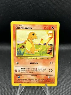 Pokemon TCG Card - Charmander - 46/102 - Base Set - 1999 - Image 2