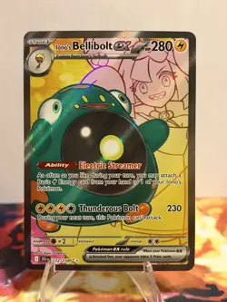 Pokemon TCG - Ionos Bellibolt Ex Journey Together Full Art 172/159 NM - Image 1
