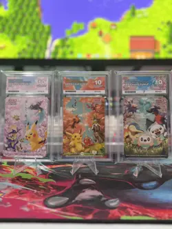 2020-21-22 Pokemon Let’s have Fun Promo Sticker Card Ace 10 Japanese SEQUENTIAL - Image 1