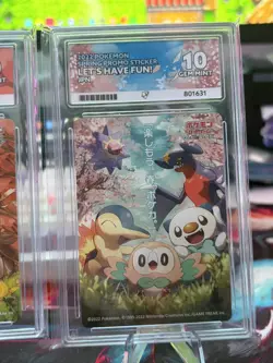 2020-21-22 Pokemon Let’s have Fun Promo Sticker Card Ace 10 Japanese SEQUENTIAL - Image 4