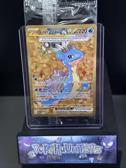Pokemon Card Lapras EX SVP 164 Terapagos UPC Black Star Promo Sealed - Image 1