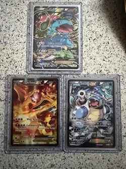 Pokemon TCG Venusaur Charizard Blastoise Black Star Promo BIG3 XY123 XY121 XY122 - Image 1