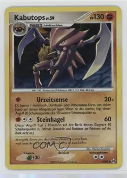 Kabutops German Pokemon Platinum Arceus #4 2009 - Image 1