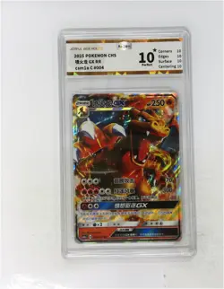 Pokemon JBH 10 GEM MINT+ Charizard GX RR 2022 004/151 CSM1aC S.Chinese - Image 1