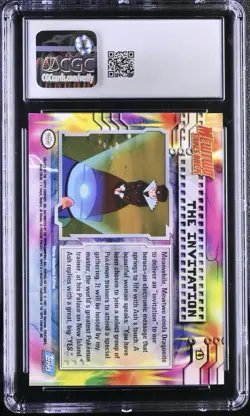 1999 Pokemon CGC 9 The Invitation Rainbow 🌈 Foil #13 Topps Movie PSA BGS - Image 2