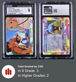 1999 Pokemon CGC 9 The Invitation Rainbow 🌈 Foil #13 Topps Movie PSA BGS - Image 3