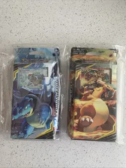 Pokemon TCG | Sun & Moon Team Up Theme Deck Bundle | Both Blastoise & Charizard - Image 1