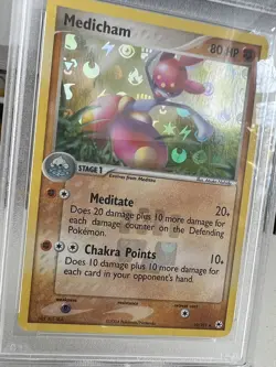Medicham EX Hidden Legends Reverse Holo 10/101 PSA 8 Mint Pokemon 2004 - Image 4