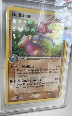 Medicham EX Hidden Legends Reverse Holo 10/101 PSA 8 Mint Pokemon 2004 - Image 5