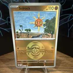 Pokemon Solrock 106/217 Ascended Hero’s Reverse Holo Pack Fresh - Image 1