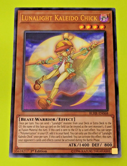 Yu-Gi-Oh Lunalight Kaleido Chick 1st Edition Ultra Rare BLHR-EN068 Nm - Image 1